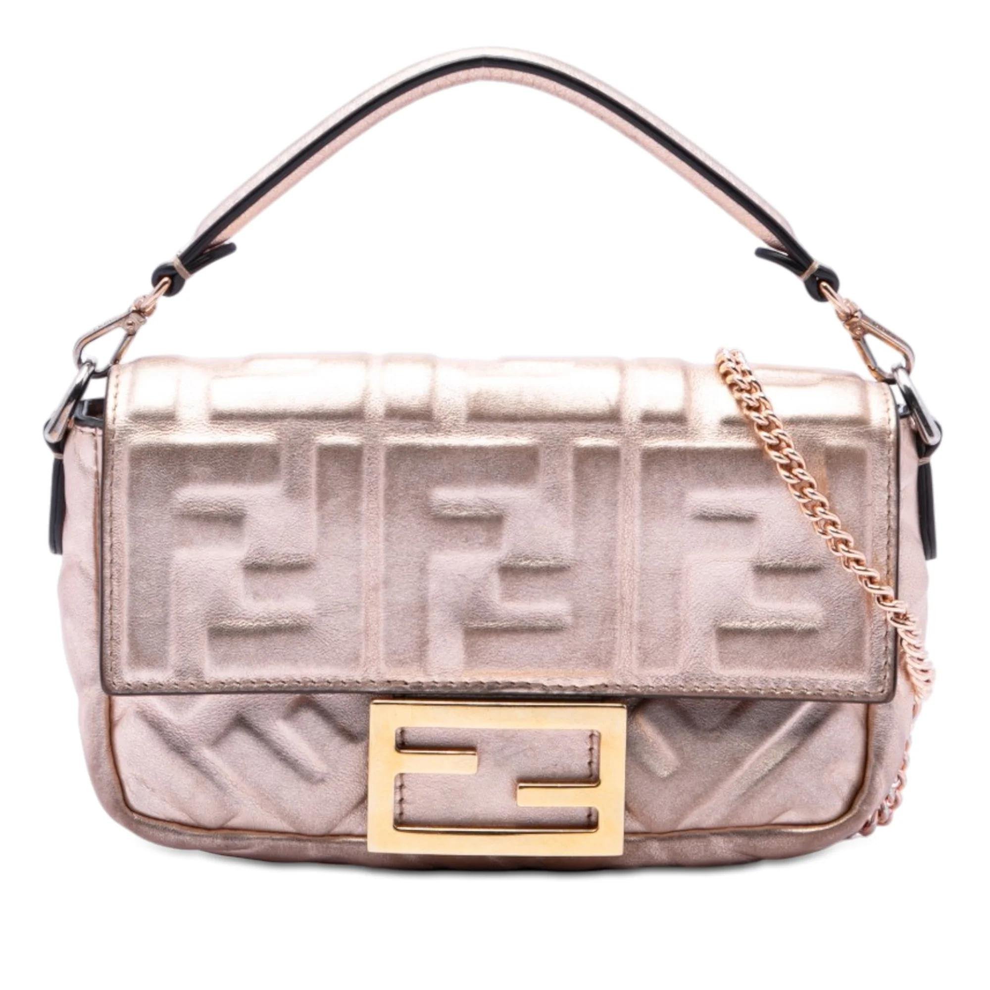 Baguette pony-style calfskin handbag