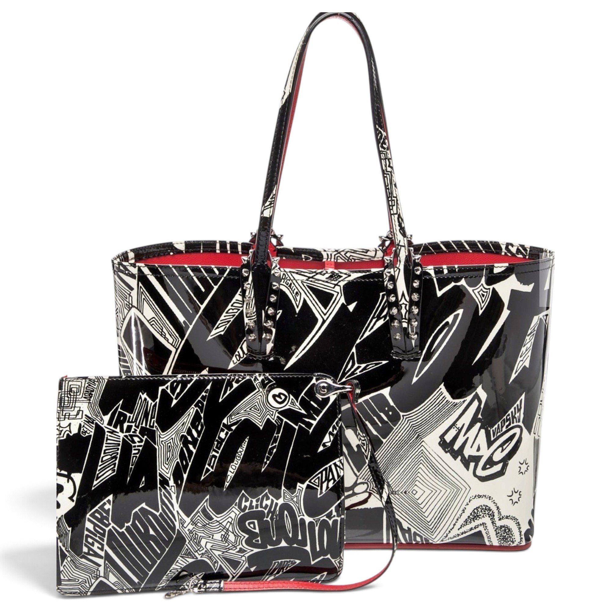 Christian Louboutin Cabata patent leather tote