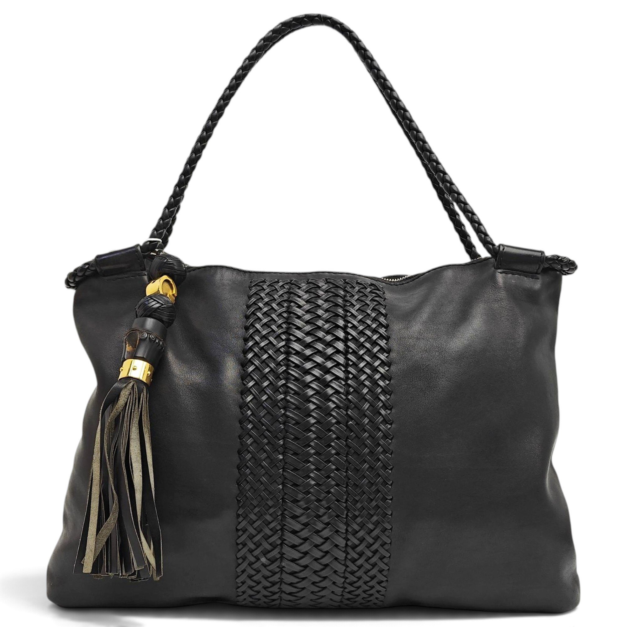 Eclipse leather handbag