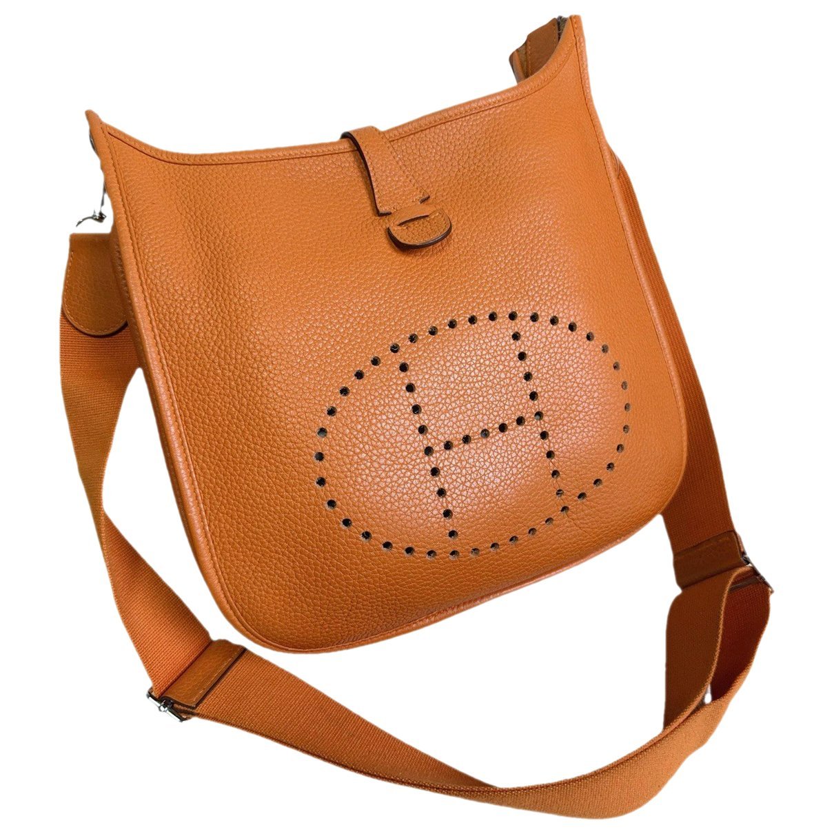 Hermes Evelyne Handbag Orange