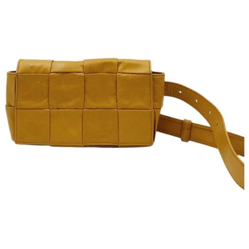 Cassette leather handbag