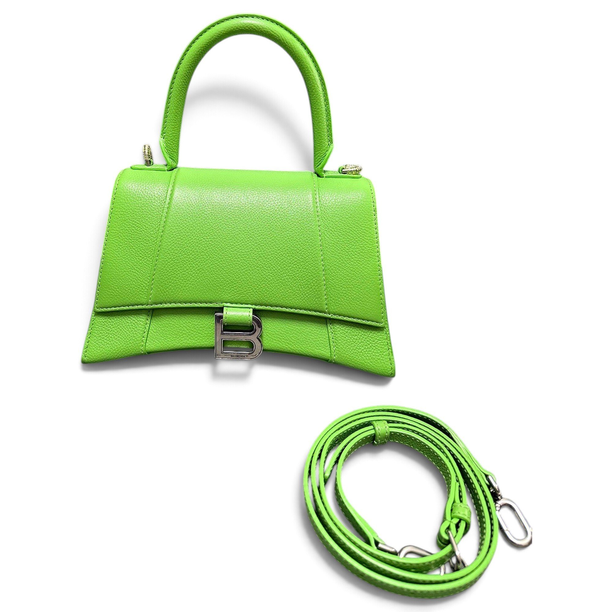 Balenciaga Hourglass leather handbag