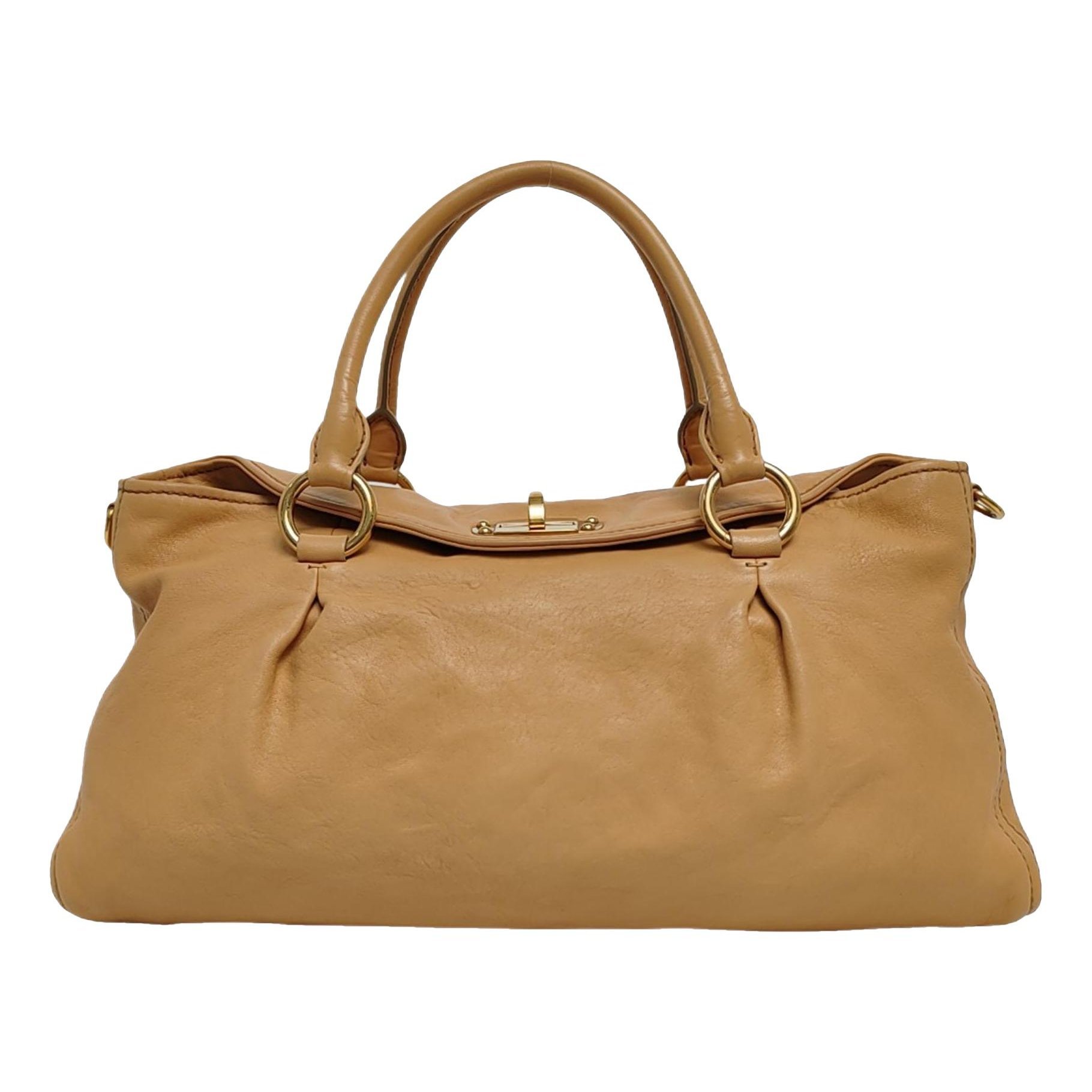 Miu Miu Leather tote
