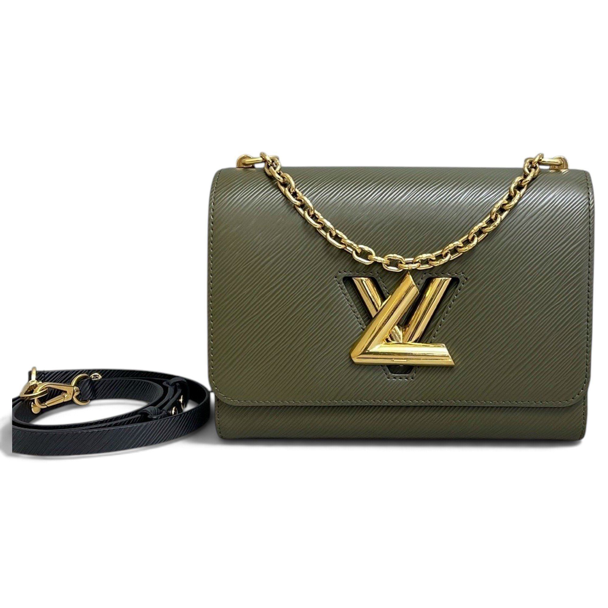 Twist leather handbag
