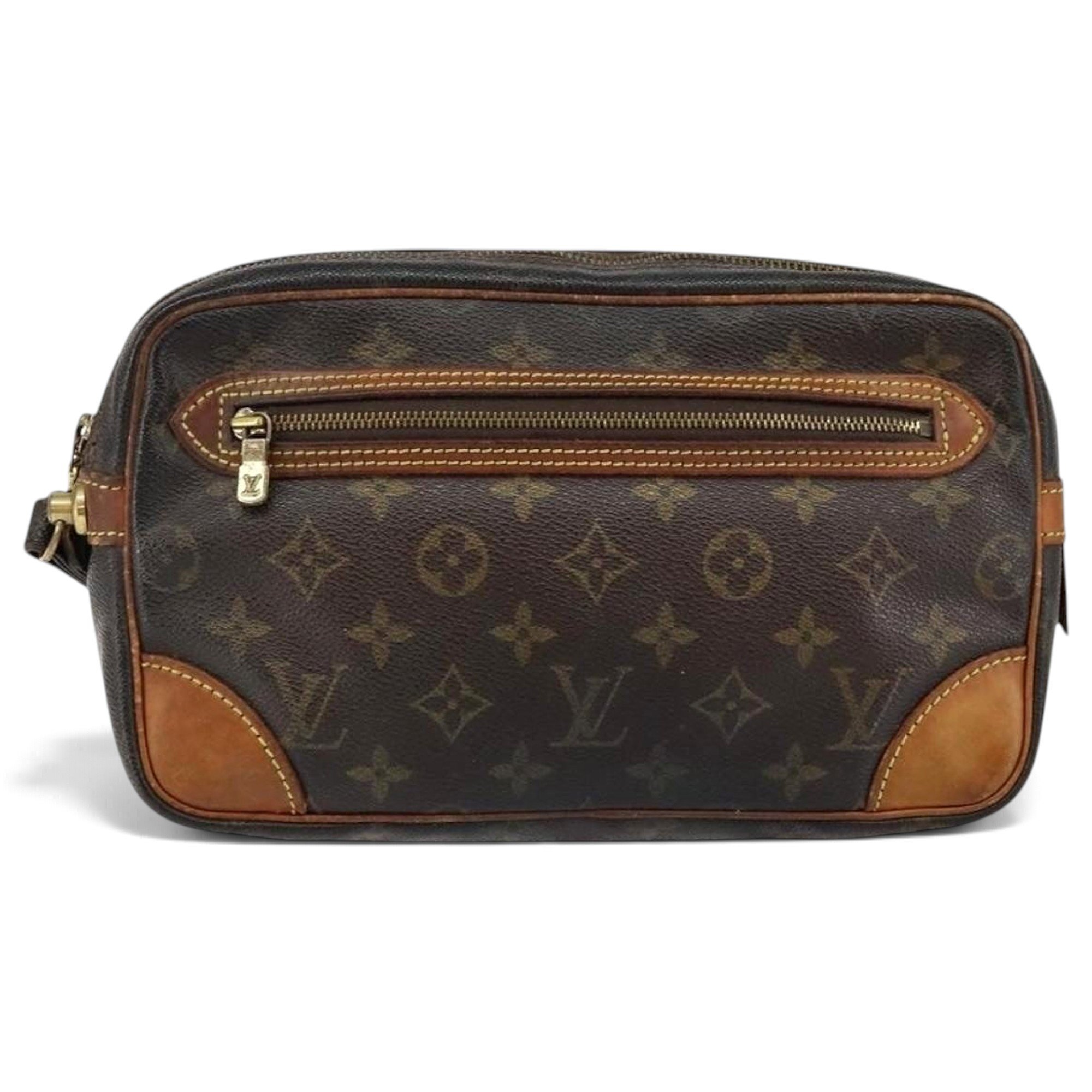 Marly Dragonne leather clutch bag