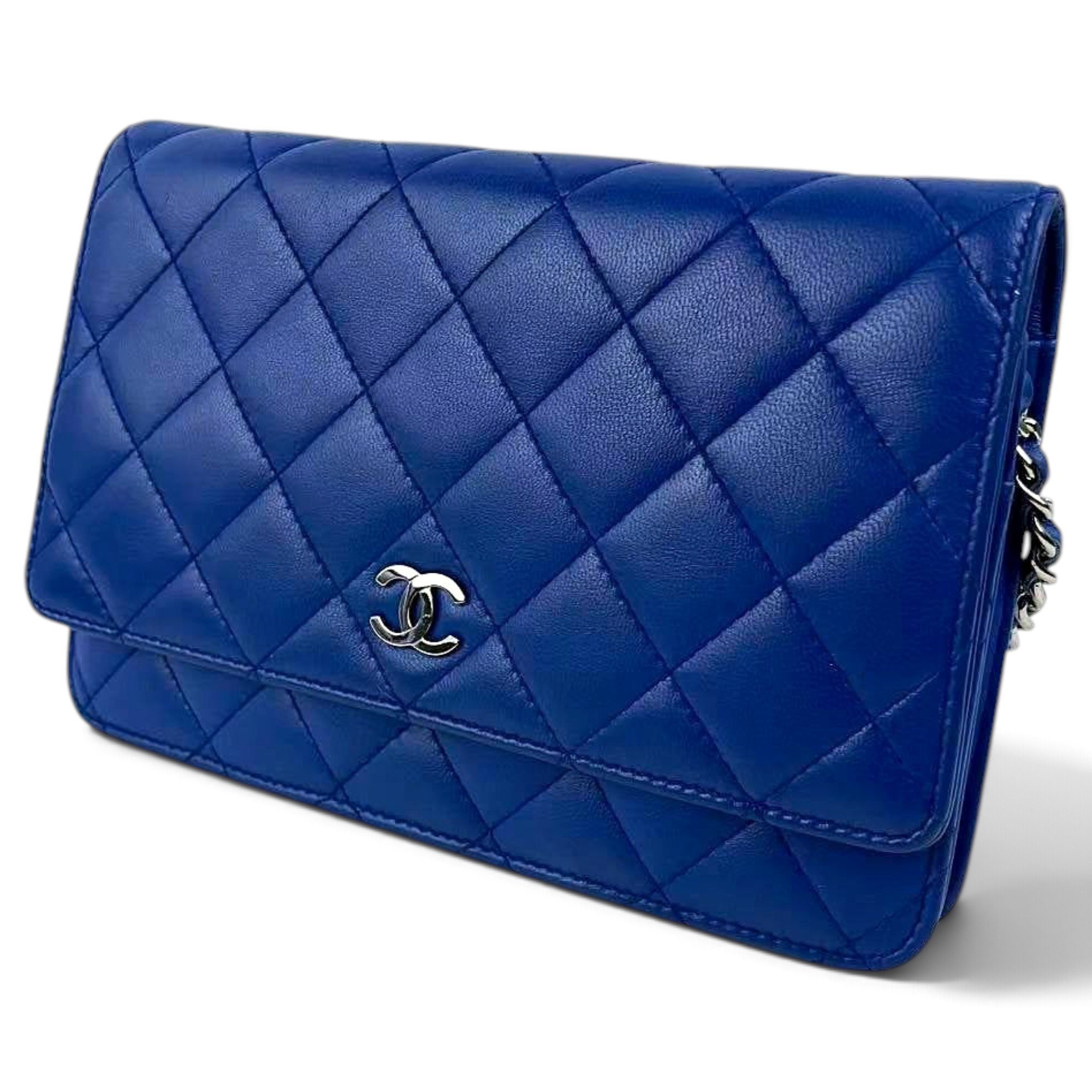 Wallet On Chain leather handbag