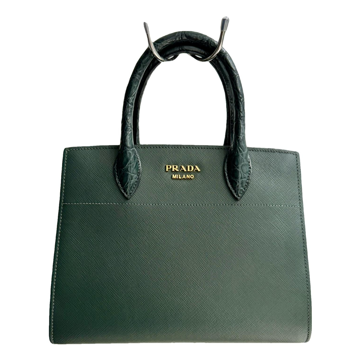 Bibliothèque leather crossbody bag
