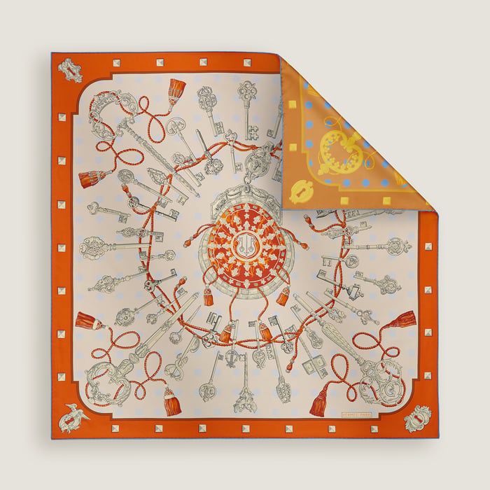 Les Cles Double Face Scarf 90