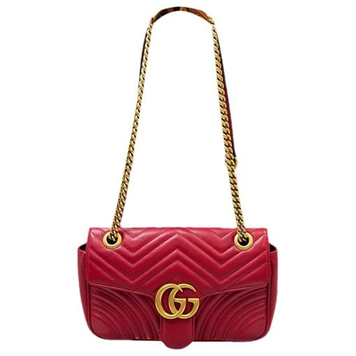 GG Marmont Accordion leather crossbody bag