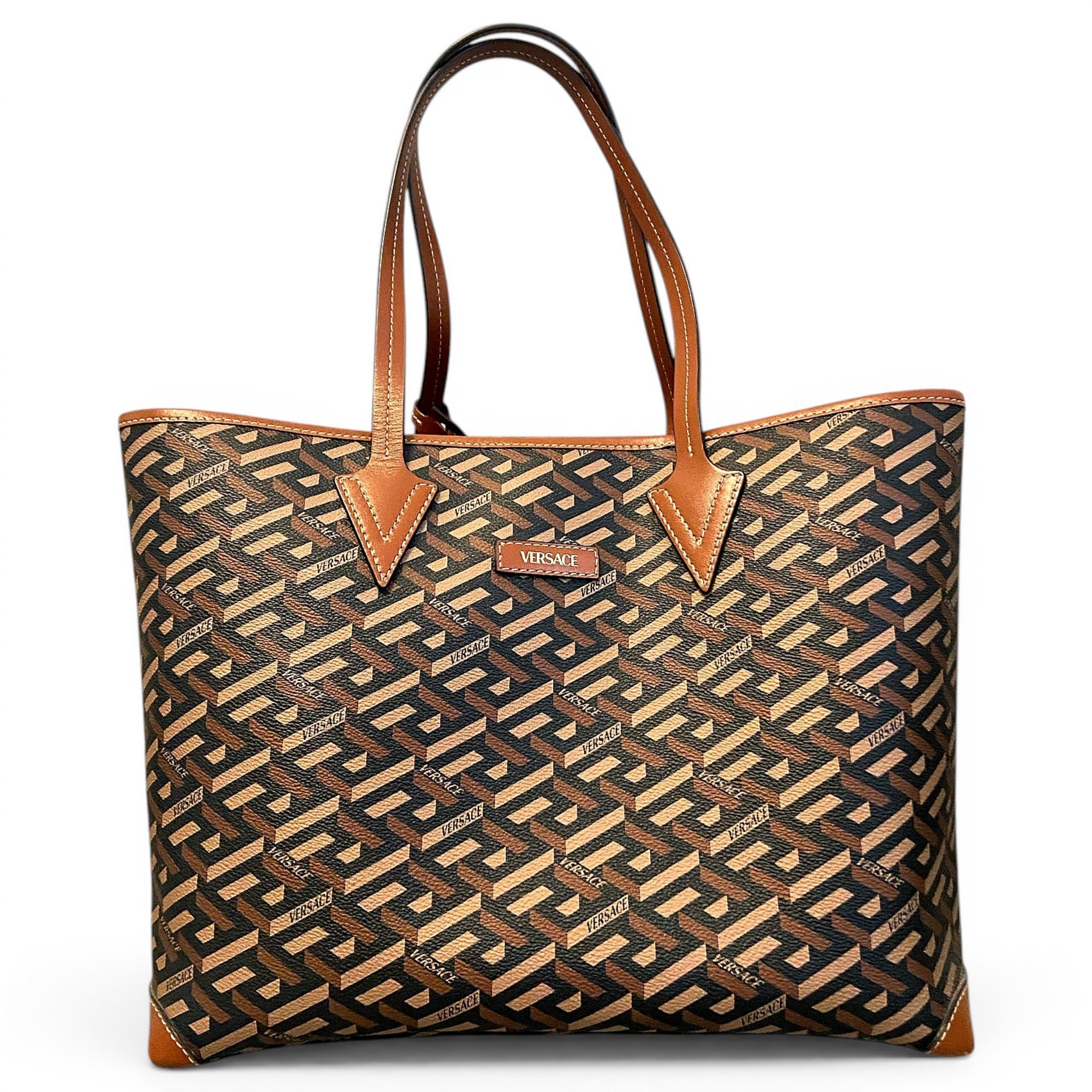 Leather tote