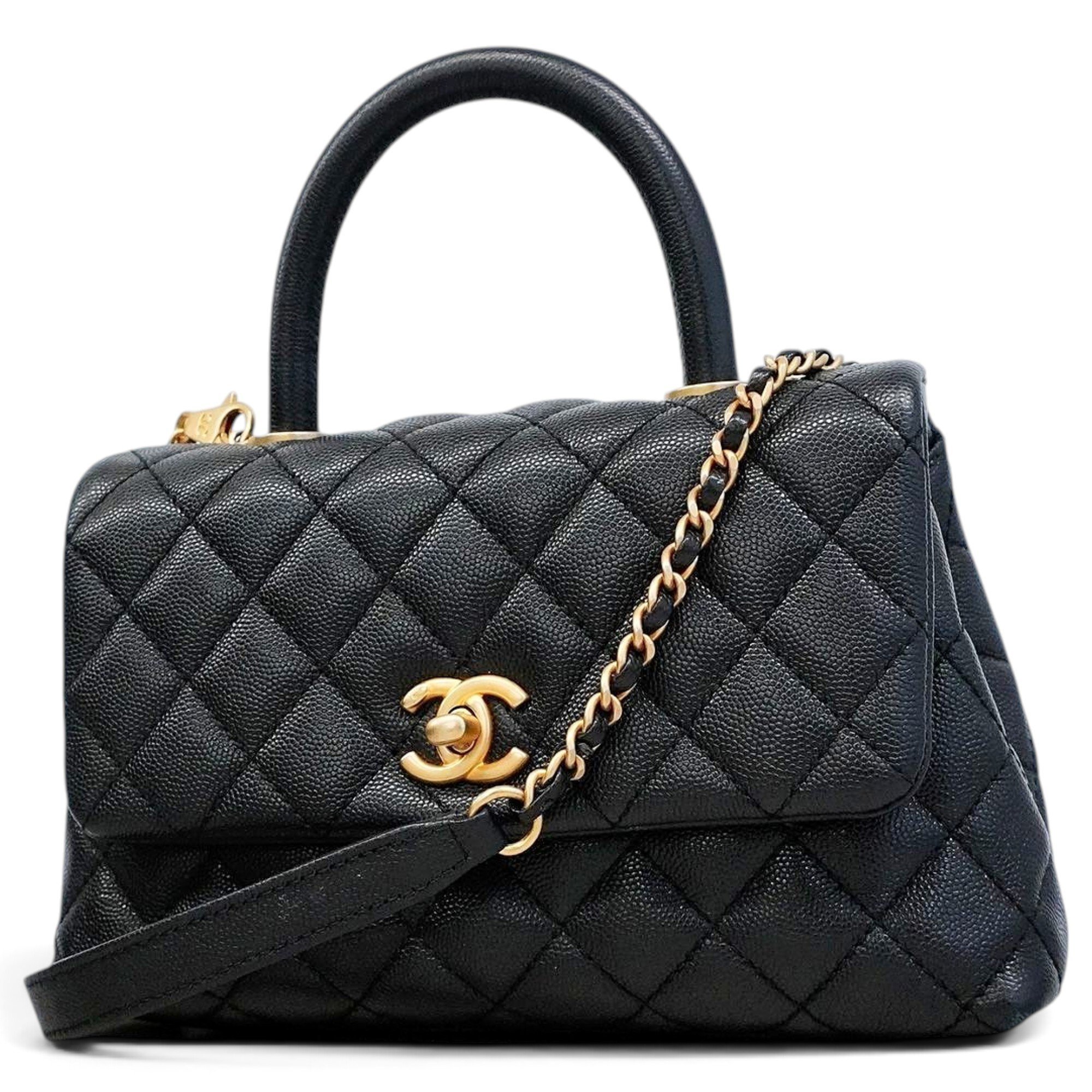 Coco Handle leather handbag