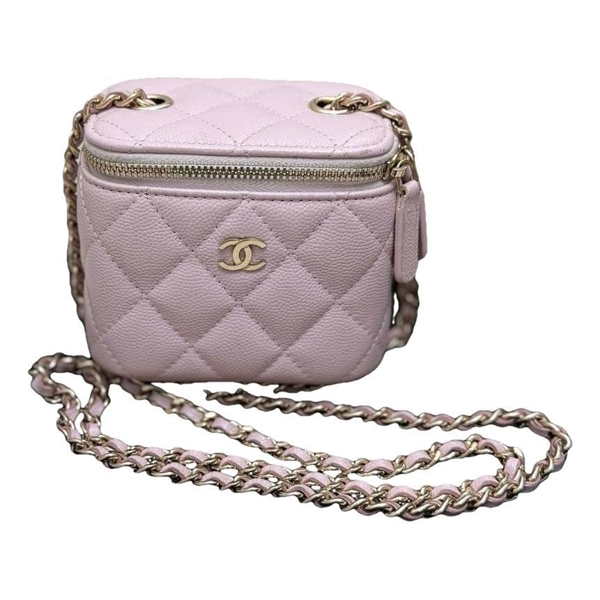 Trendy CC Vanity leather handbag