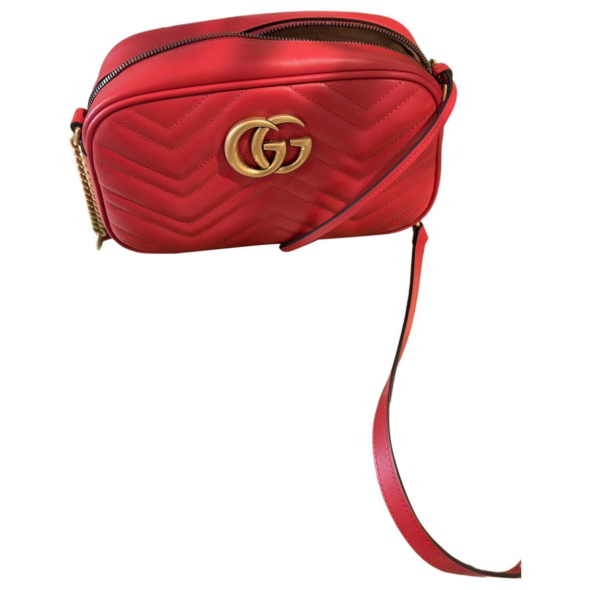 GG Marmont Chain Matelasse leather handbag