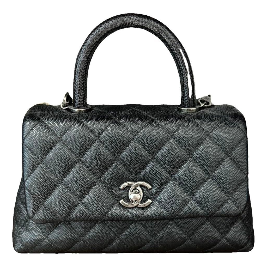 Coco Handle leather handbag