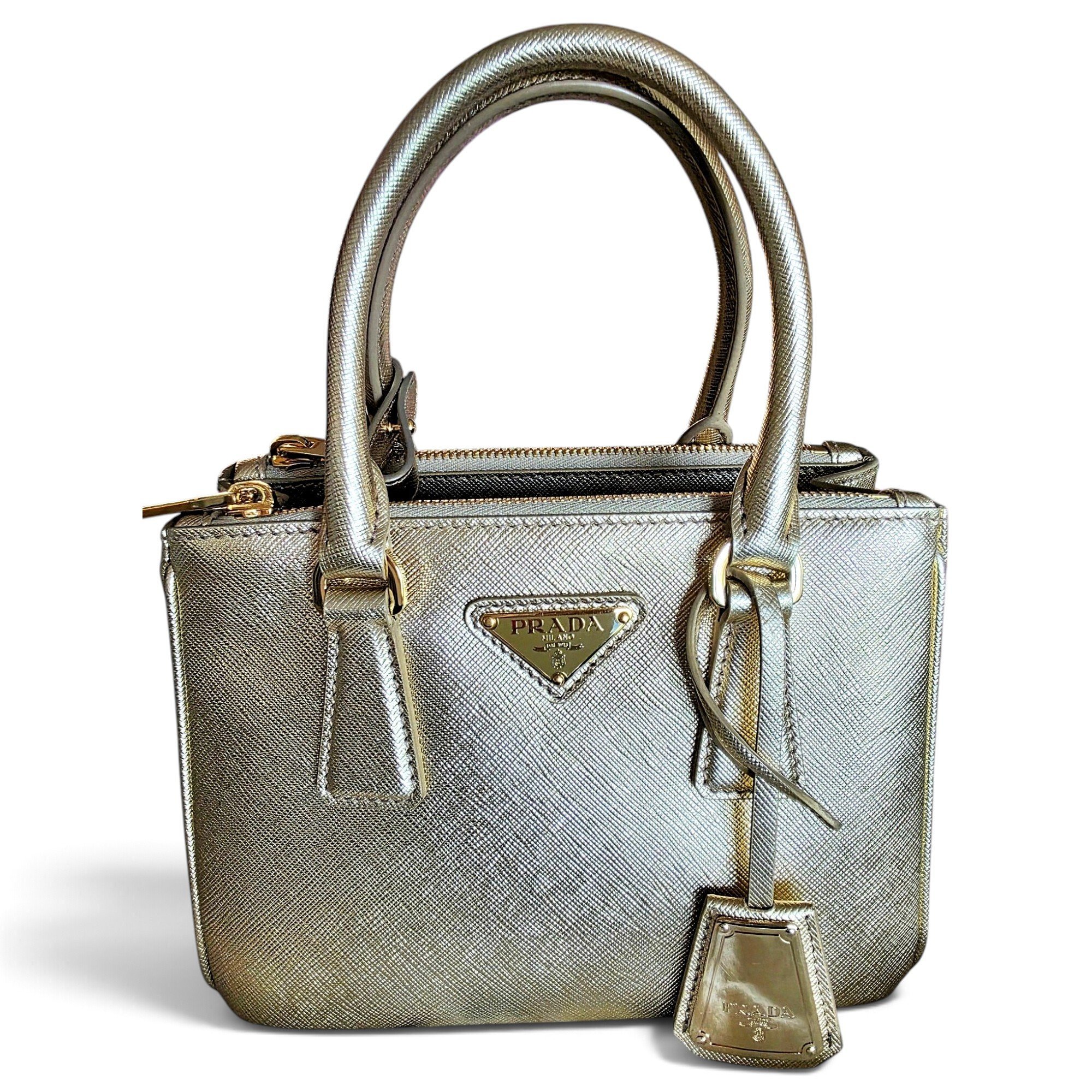 Galleria leather handbag