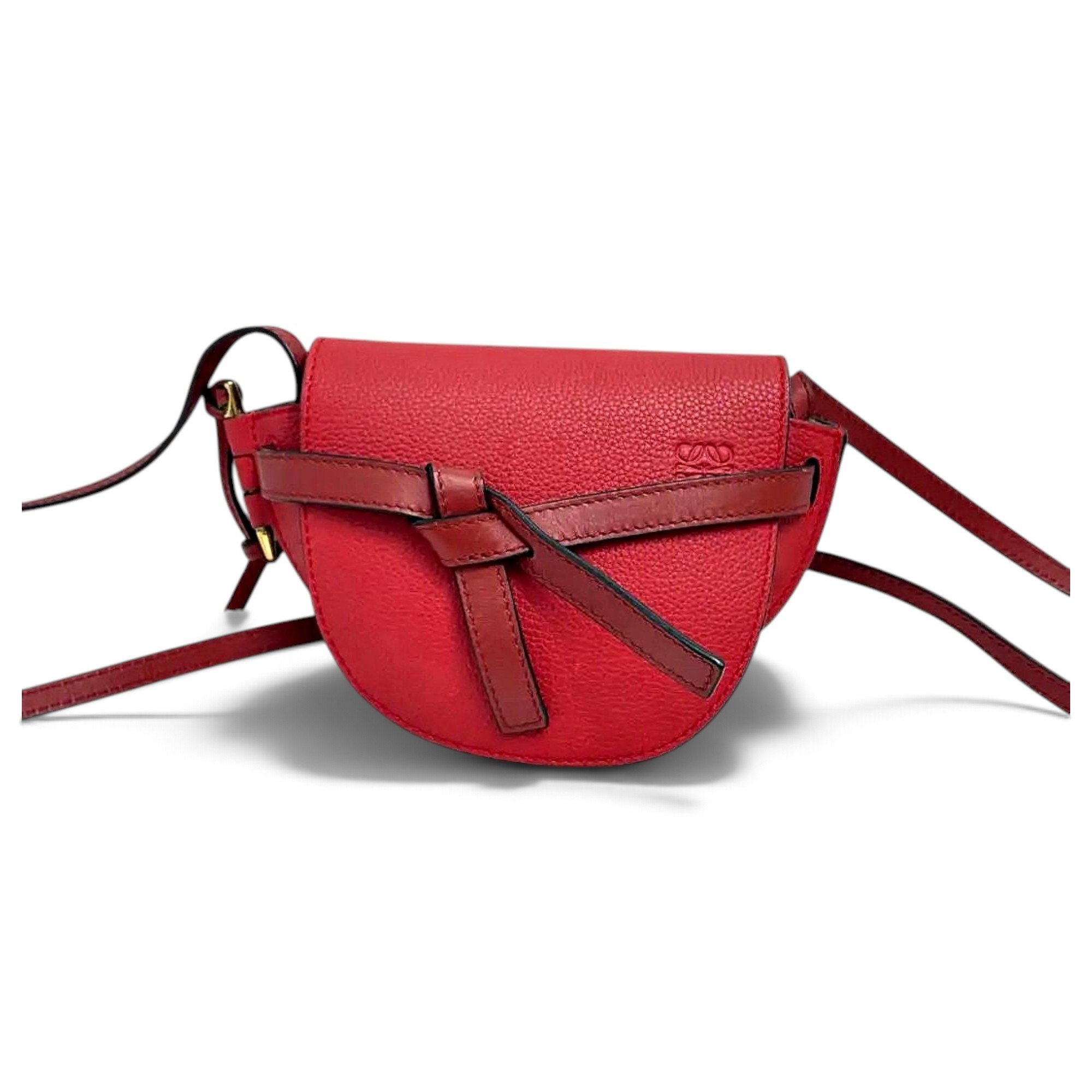 Gate leather crossbody bag