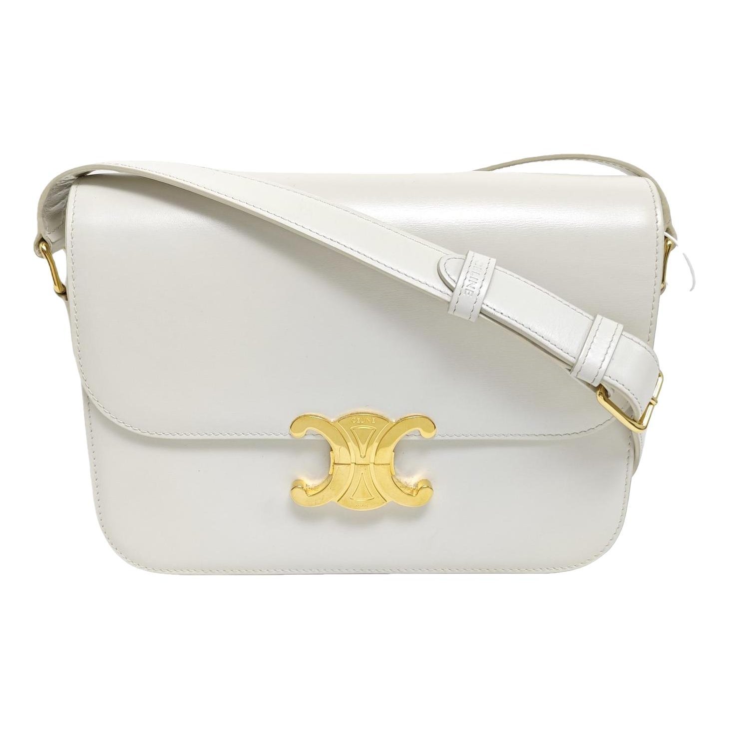Triomphe leather handbag