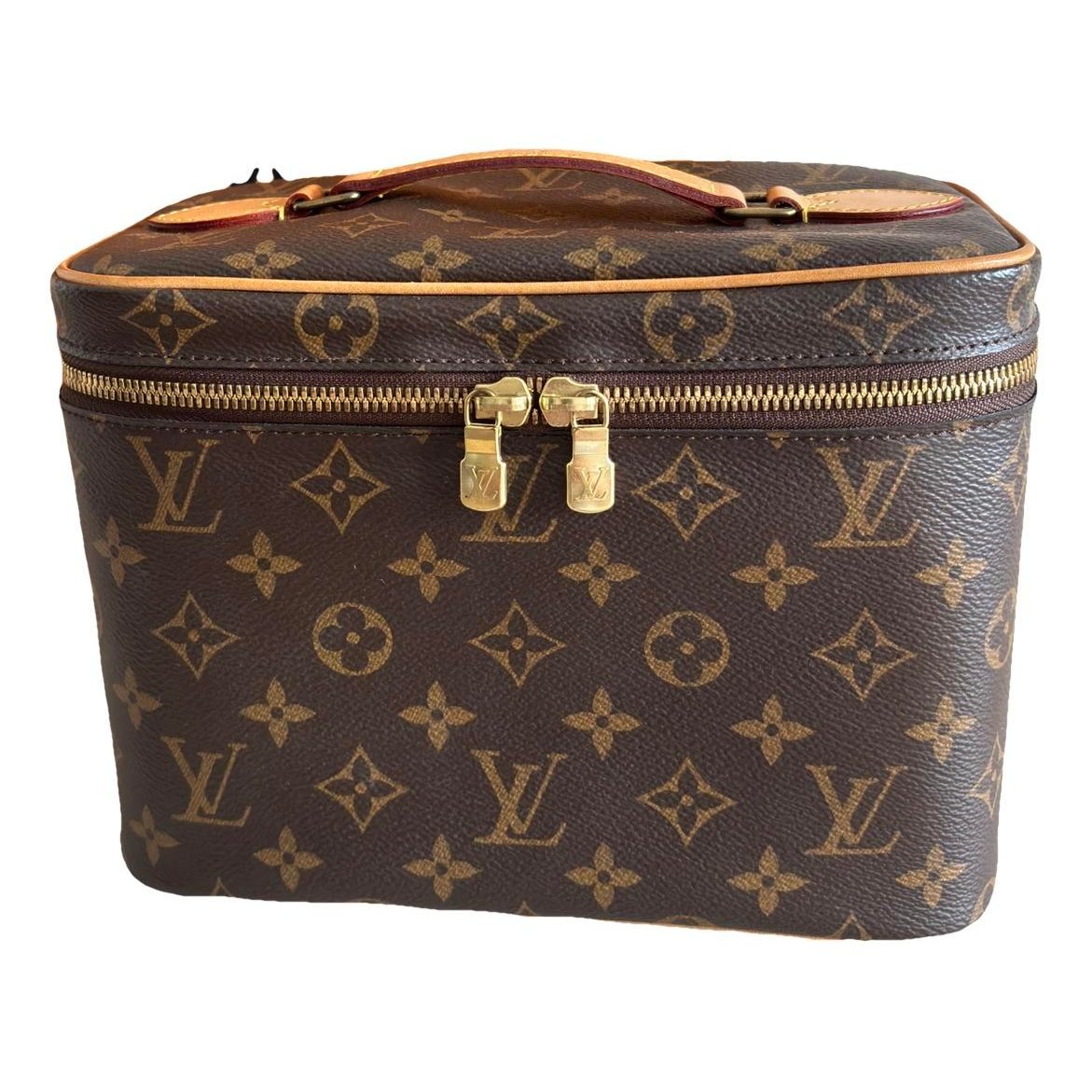Vanity leather handbag