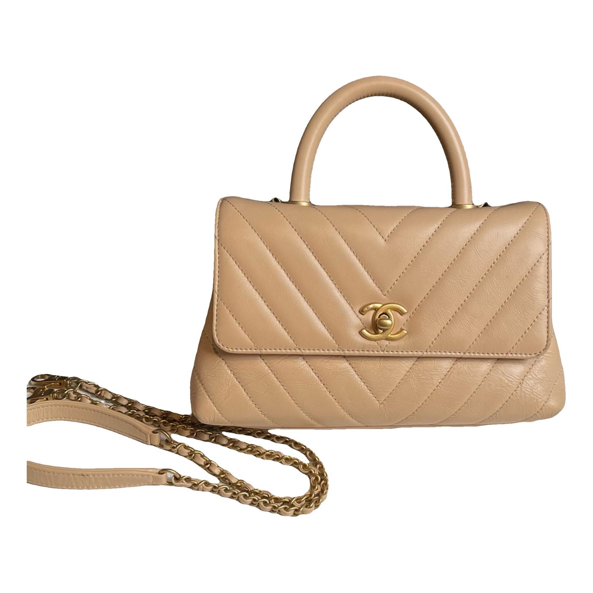 Coco Handle leather handbag