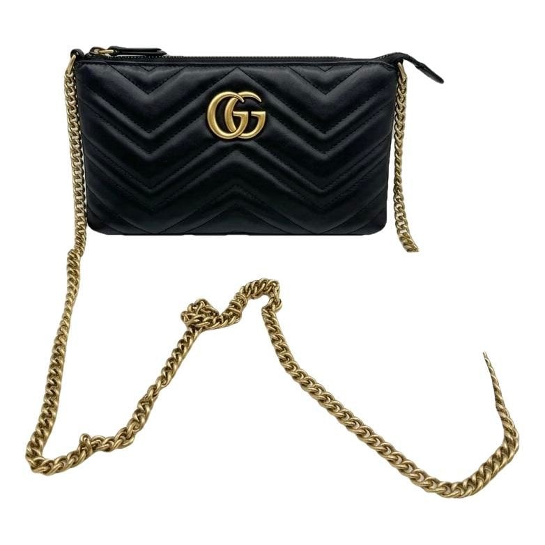GG Marmont Zip leather crossbody bag