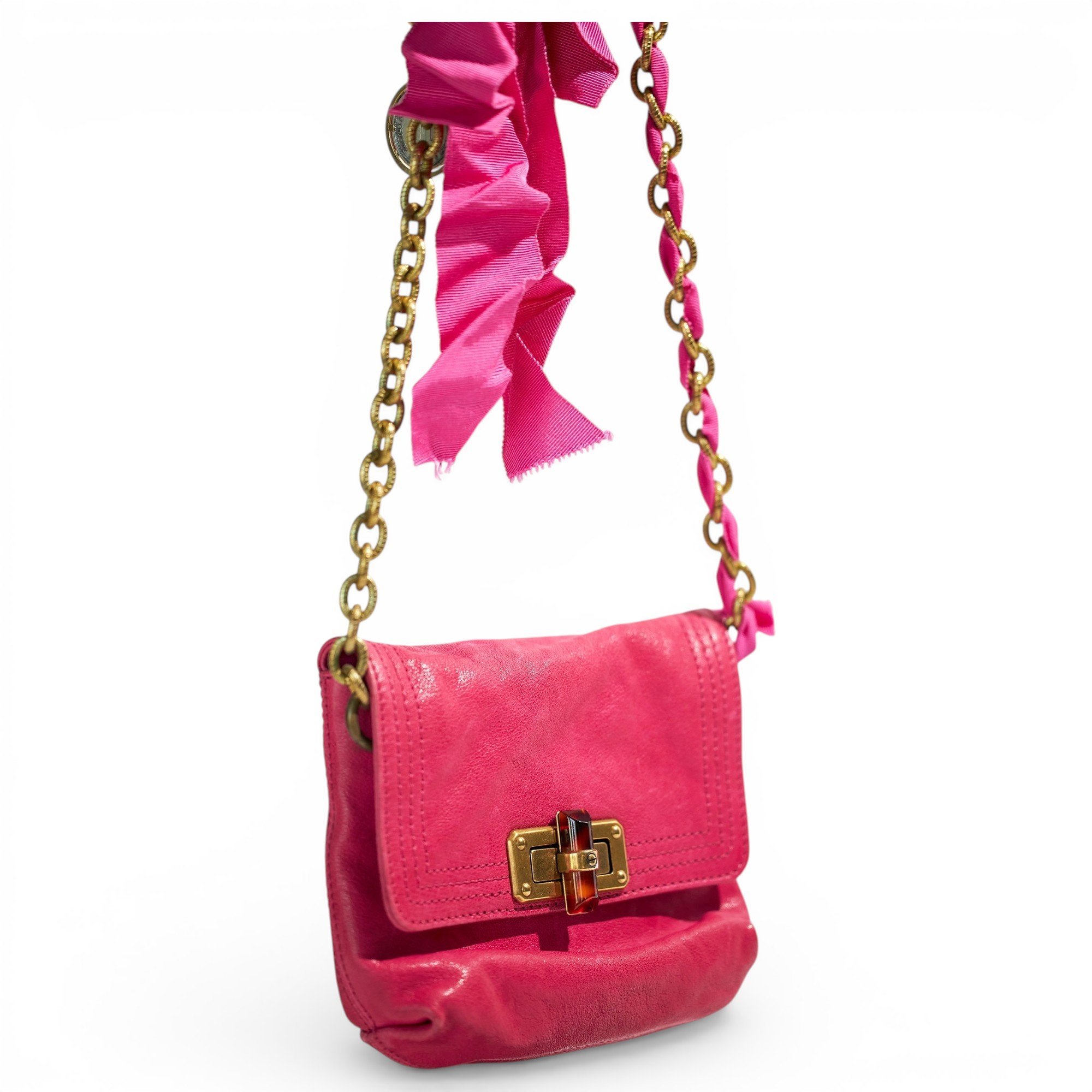 Leather crossbody bag