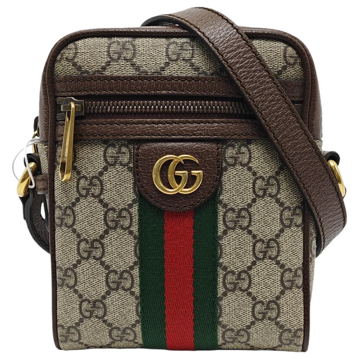 Ophidia leather crossbody bag