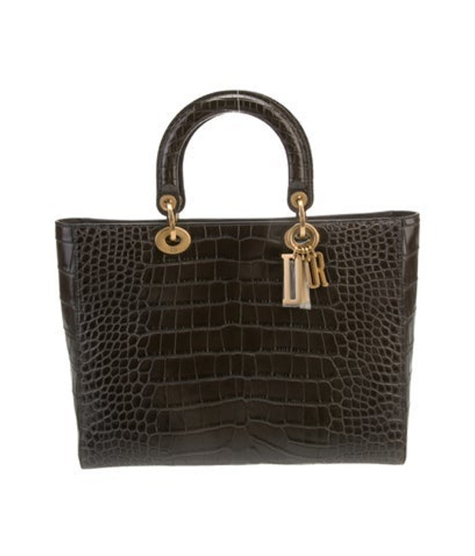 Dior Dior Alligator Lady Dior Large
