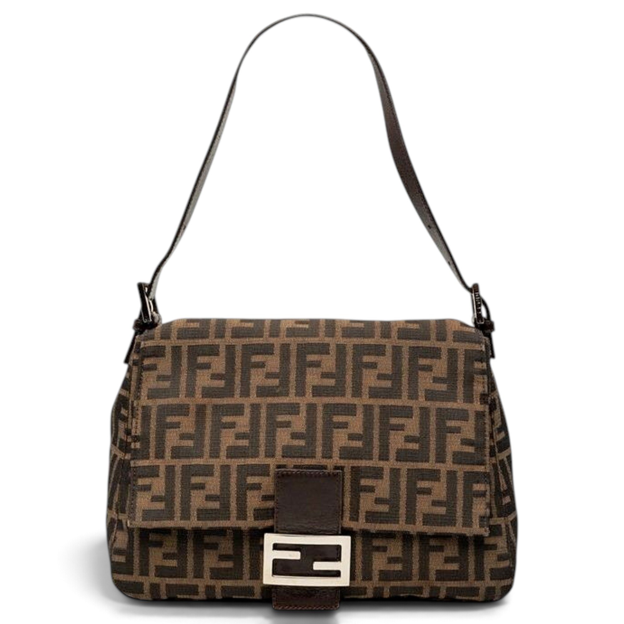 Pocket leather handbag