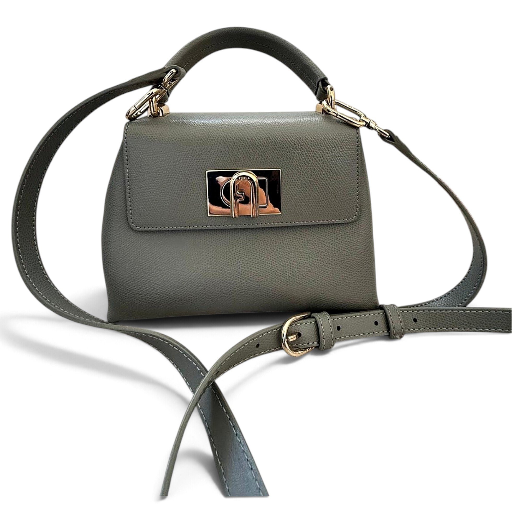 Leather crossbody bag