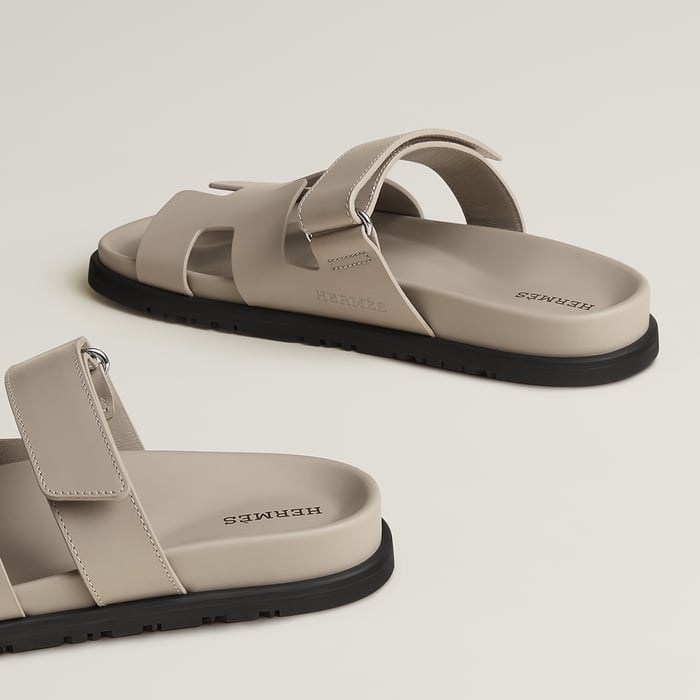 Beige Galet Sandales Chypre