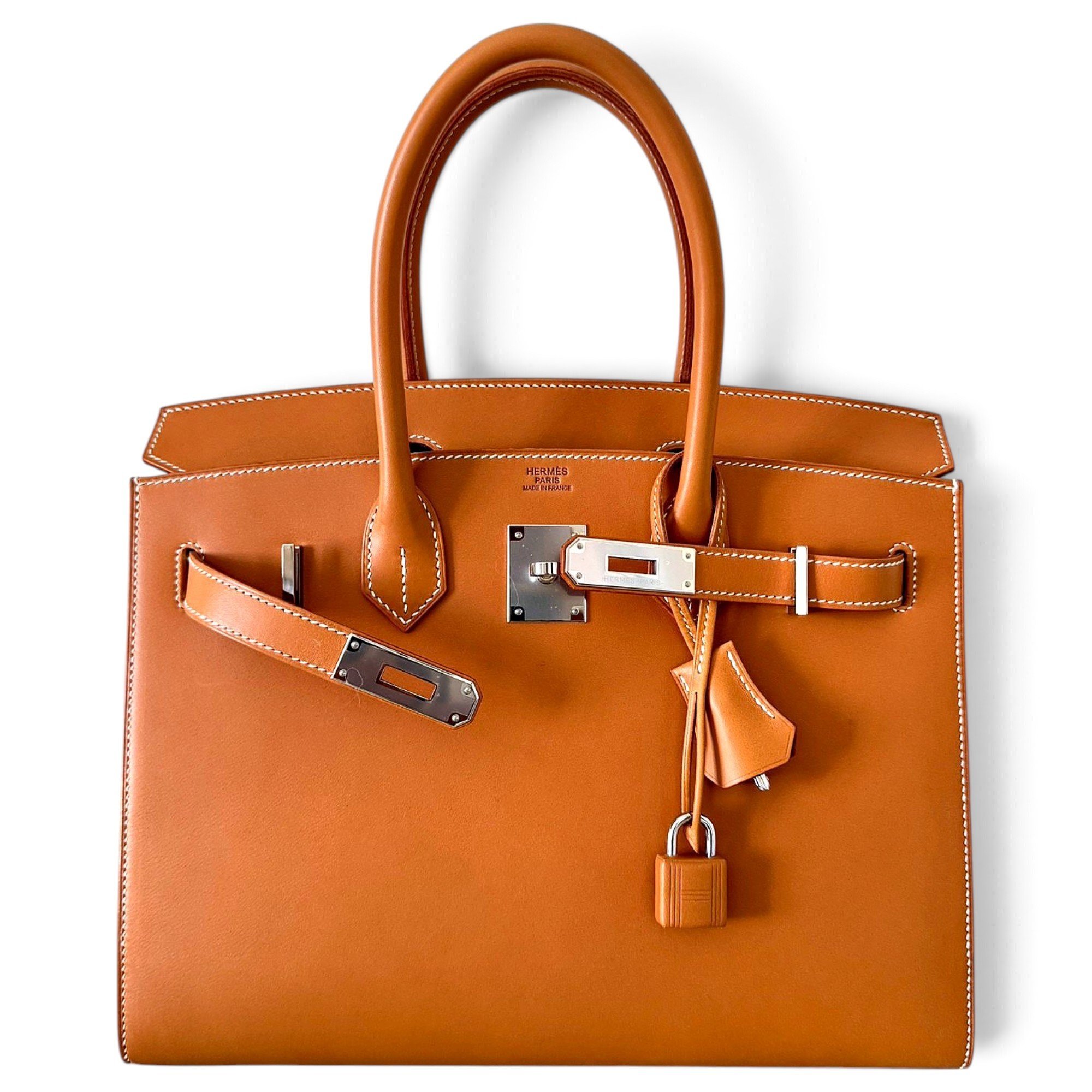 Birkin 30 leather handbag