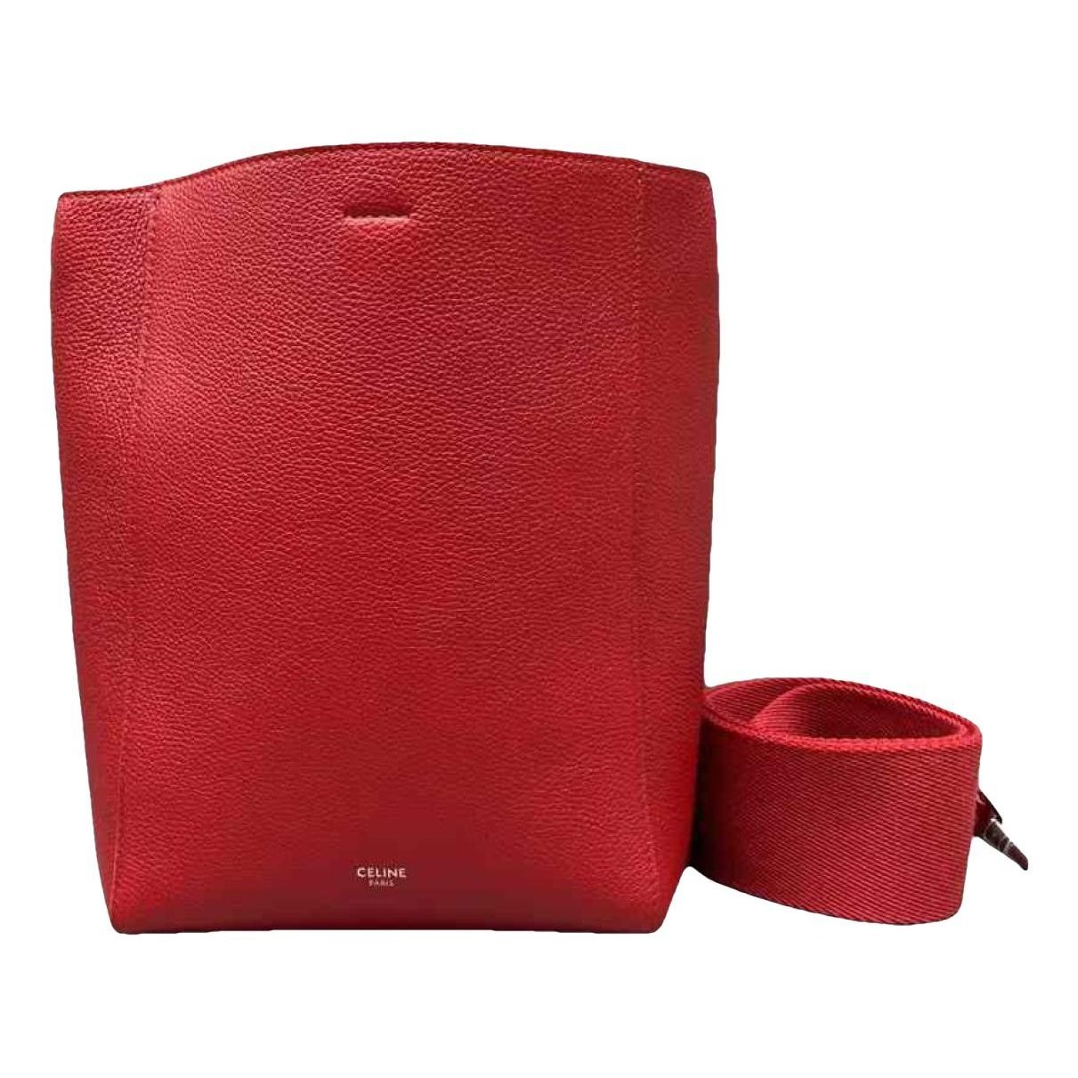 Seau Sangle leather tote