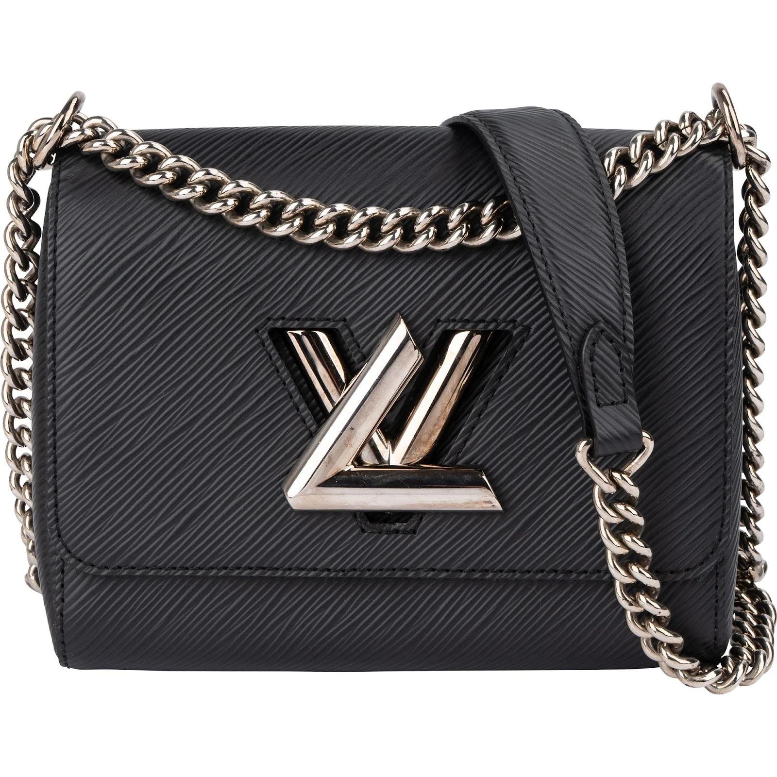 Twist leather crossbody bag