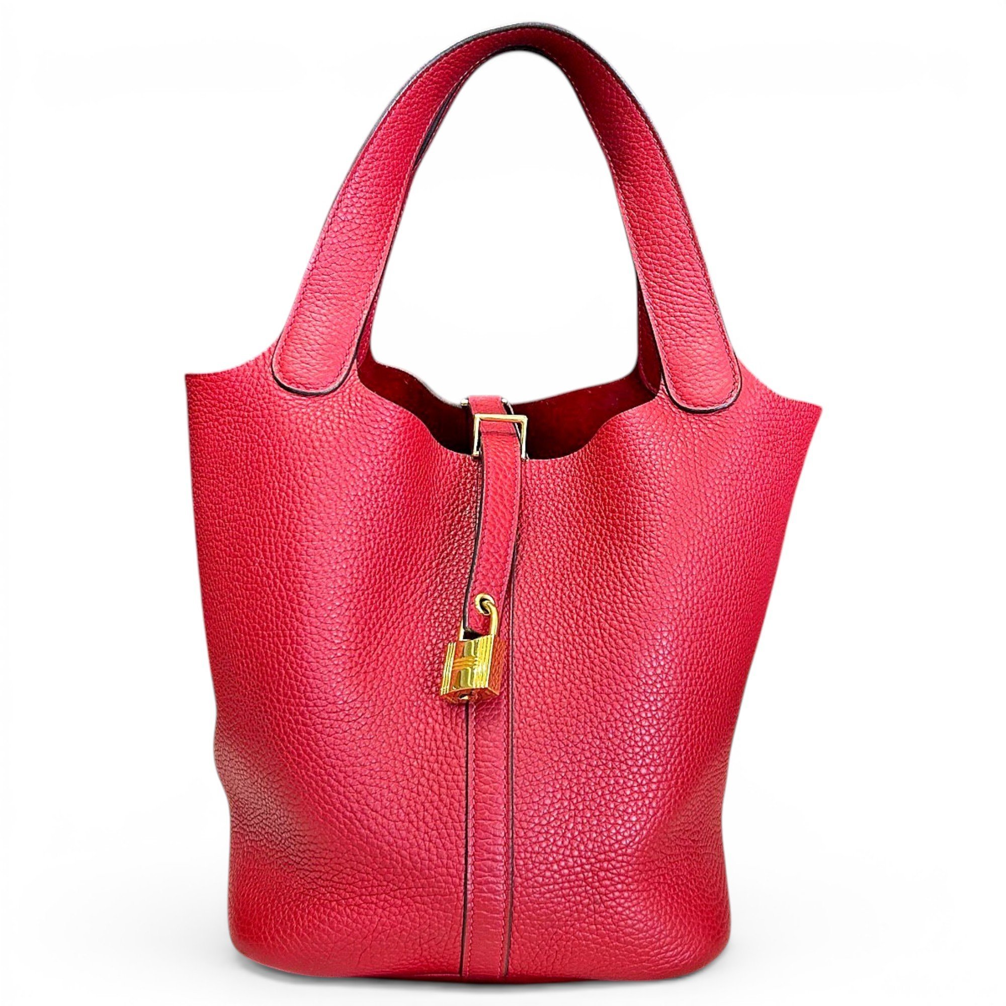 Picotin leather handbag