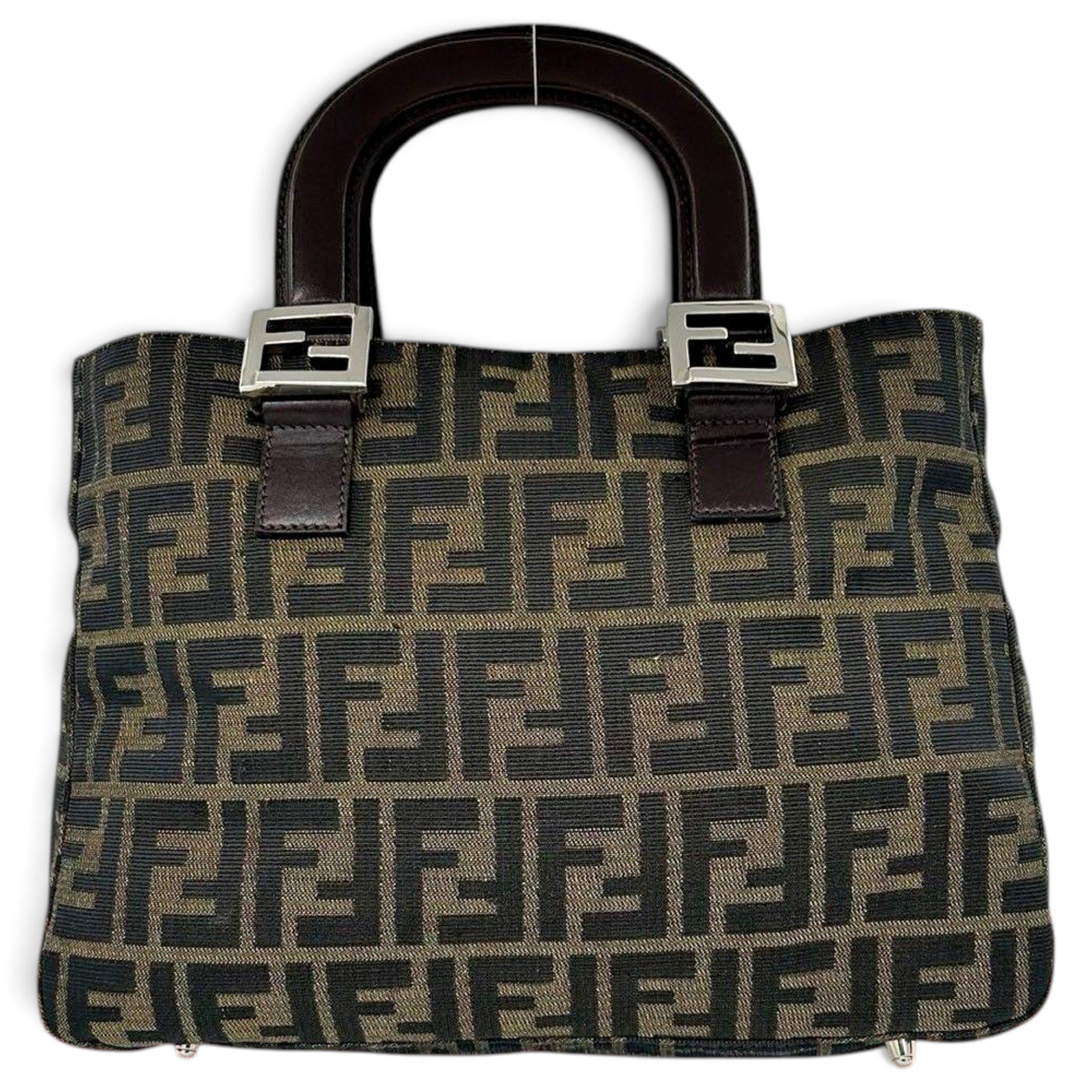 FF leather tote