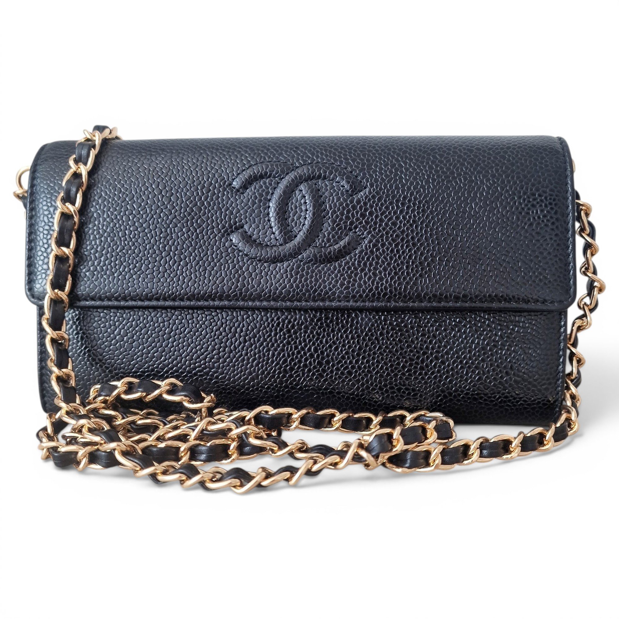 Wallet On Chain Timeless/Classique leather crossbody bag