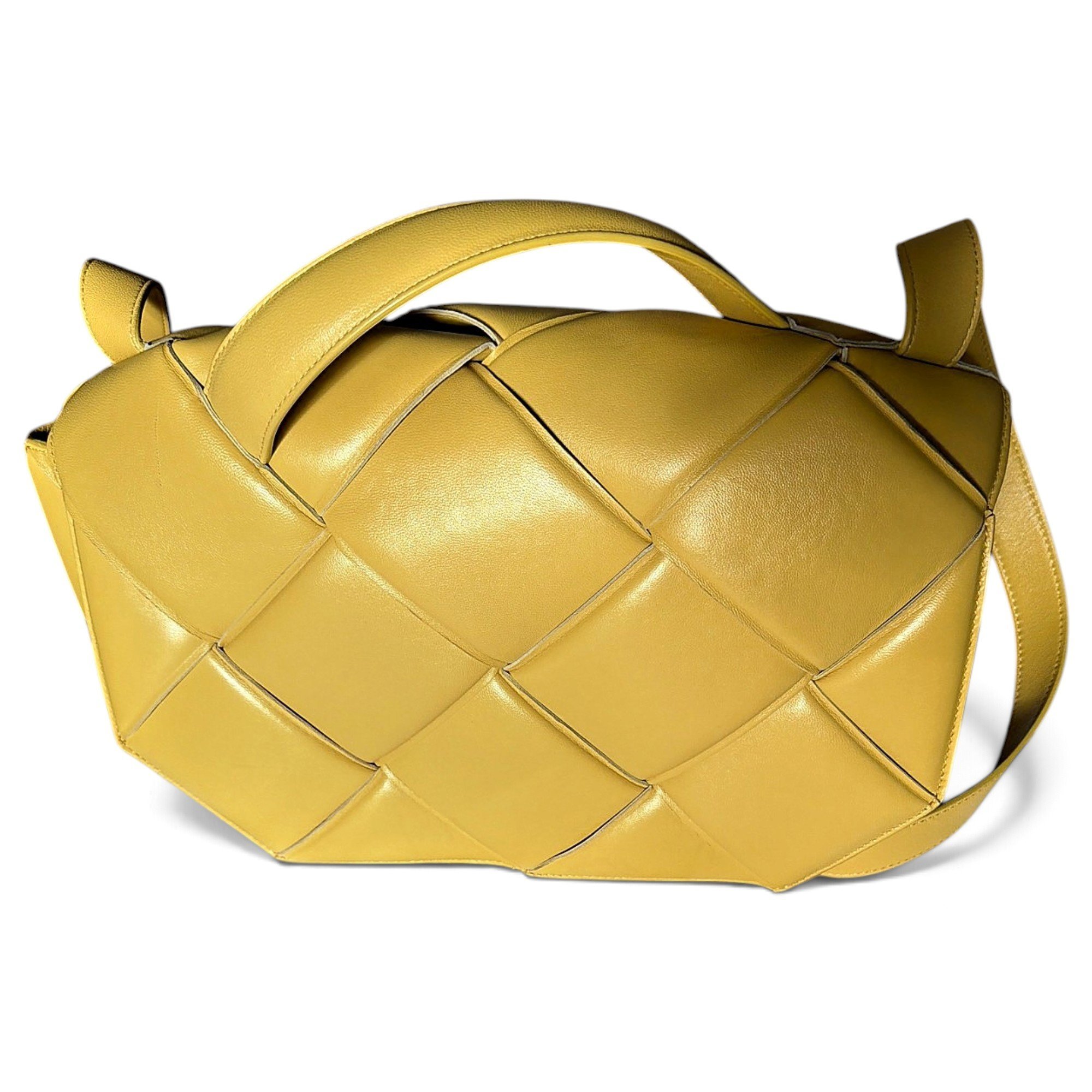 Cassette Padded leather handbag