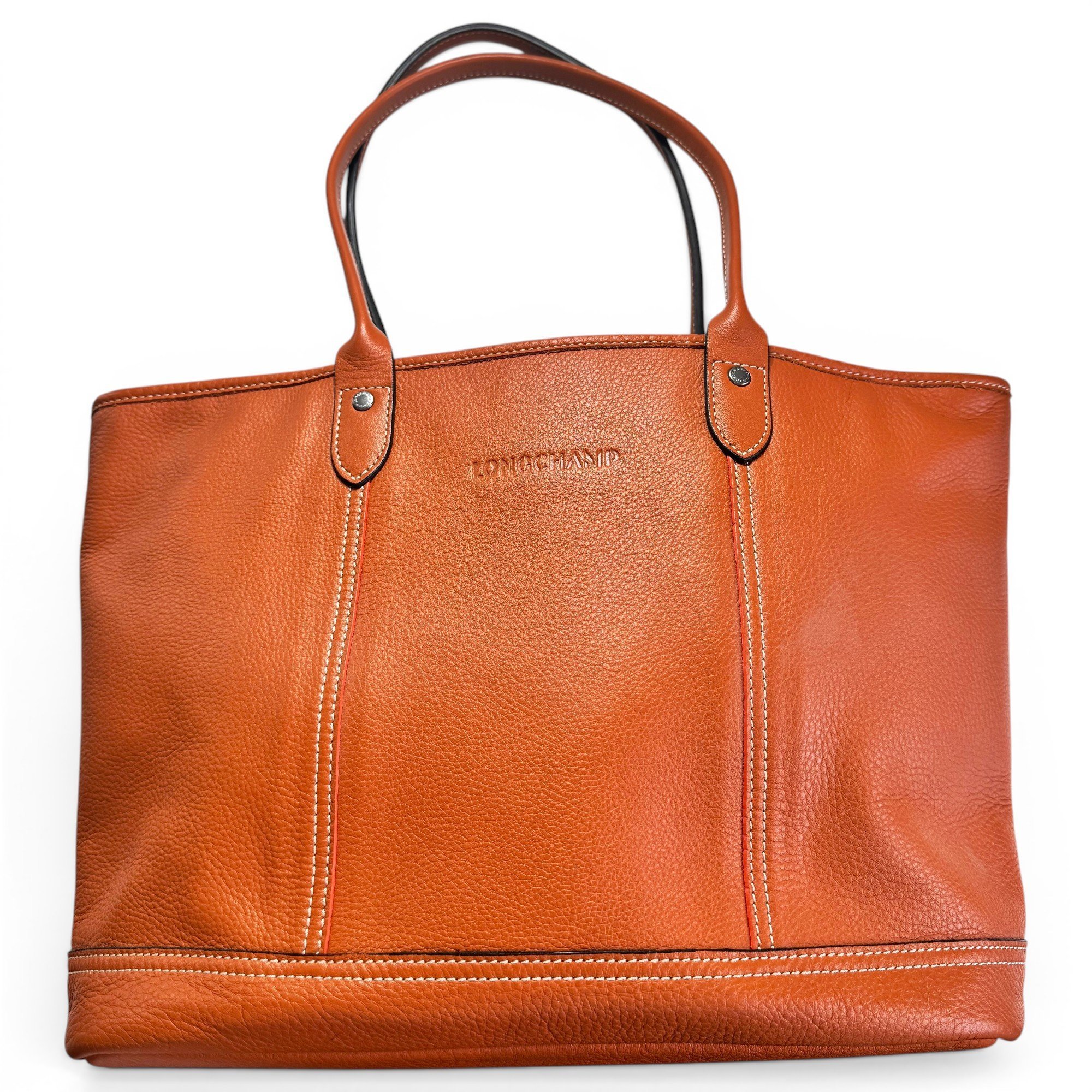 Leather tote