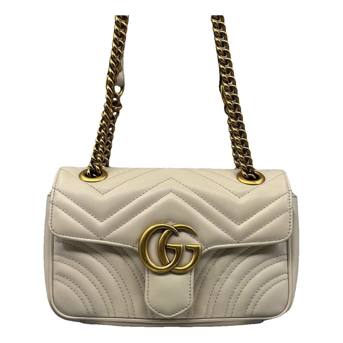 GG Marmont Flap leather handbag