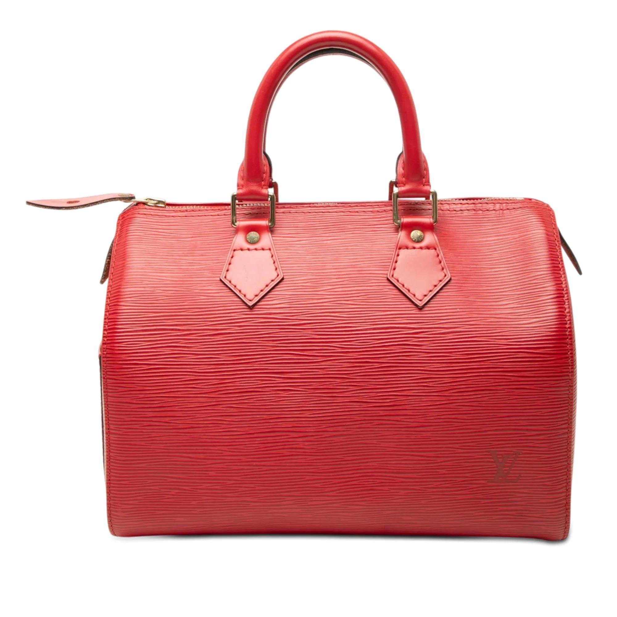 Speedy leather bag