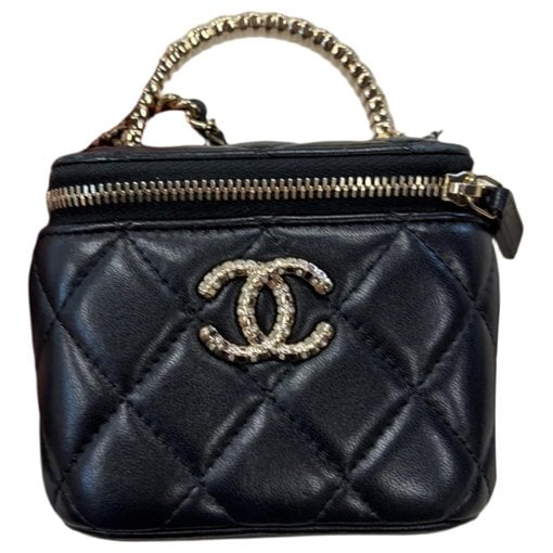Trendy CC Vanity leather handbag
