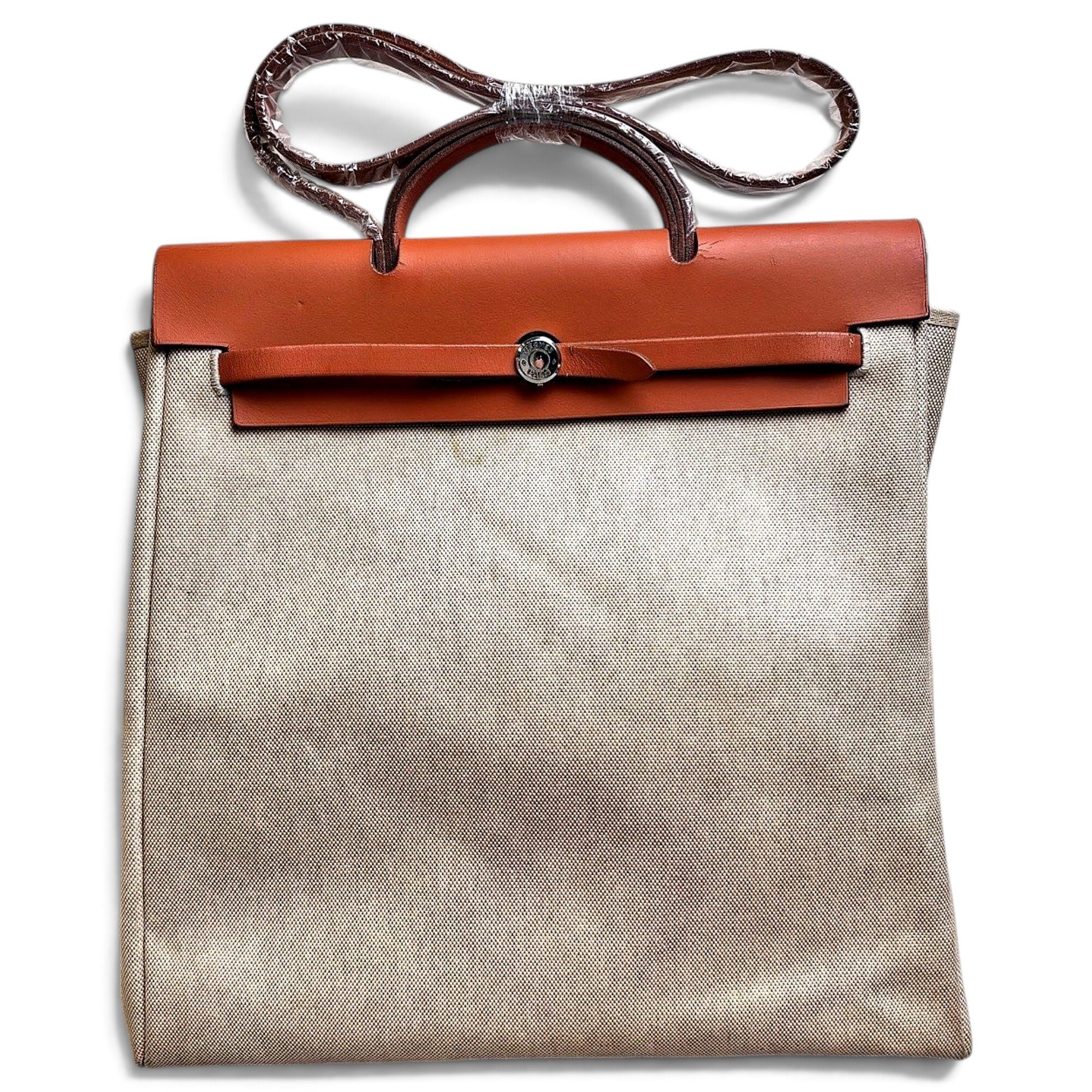 Herbag leather tote