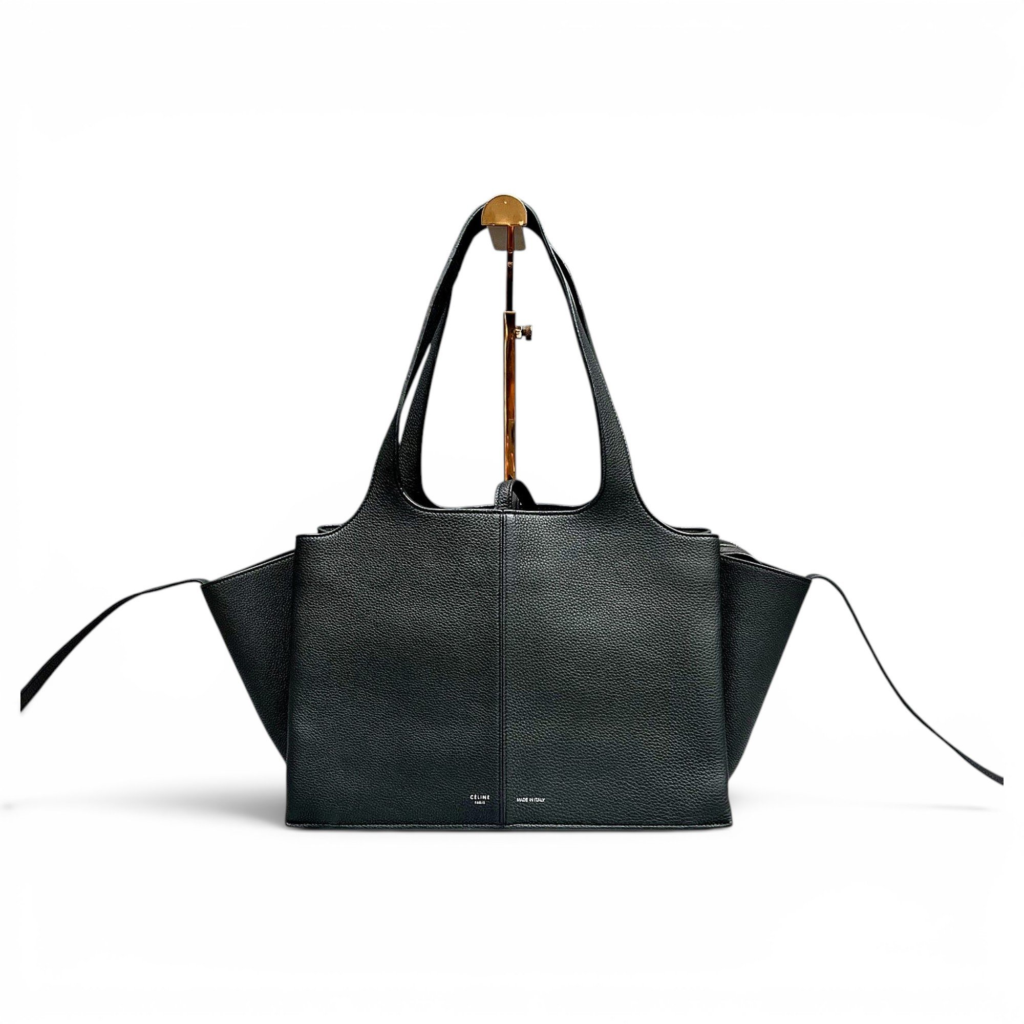 Tri-Fold leather tote