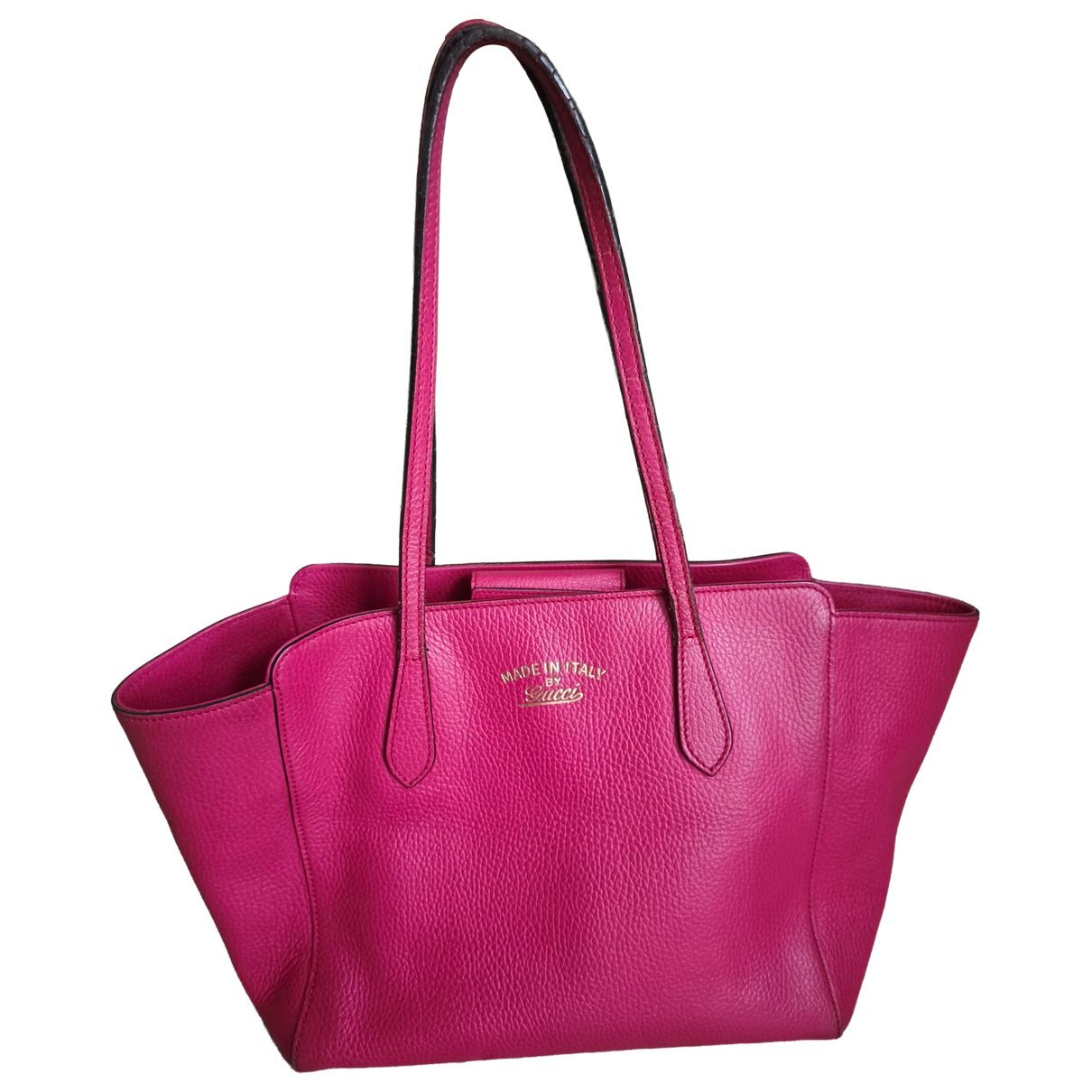 Swing leather tote