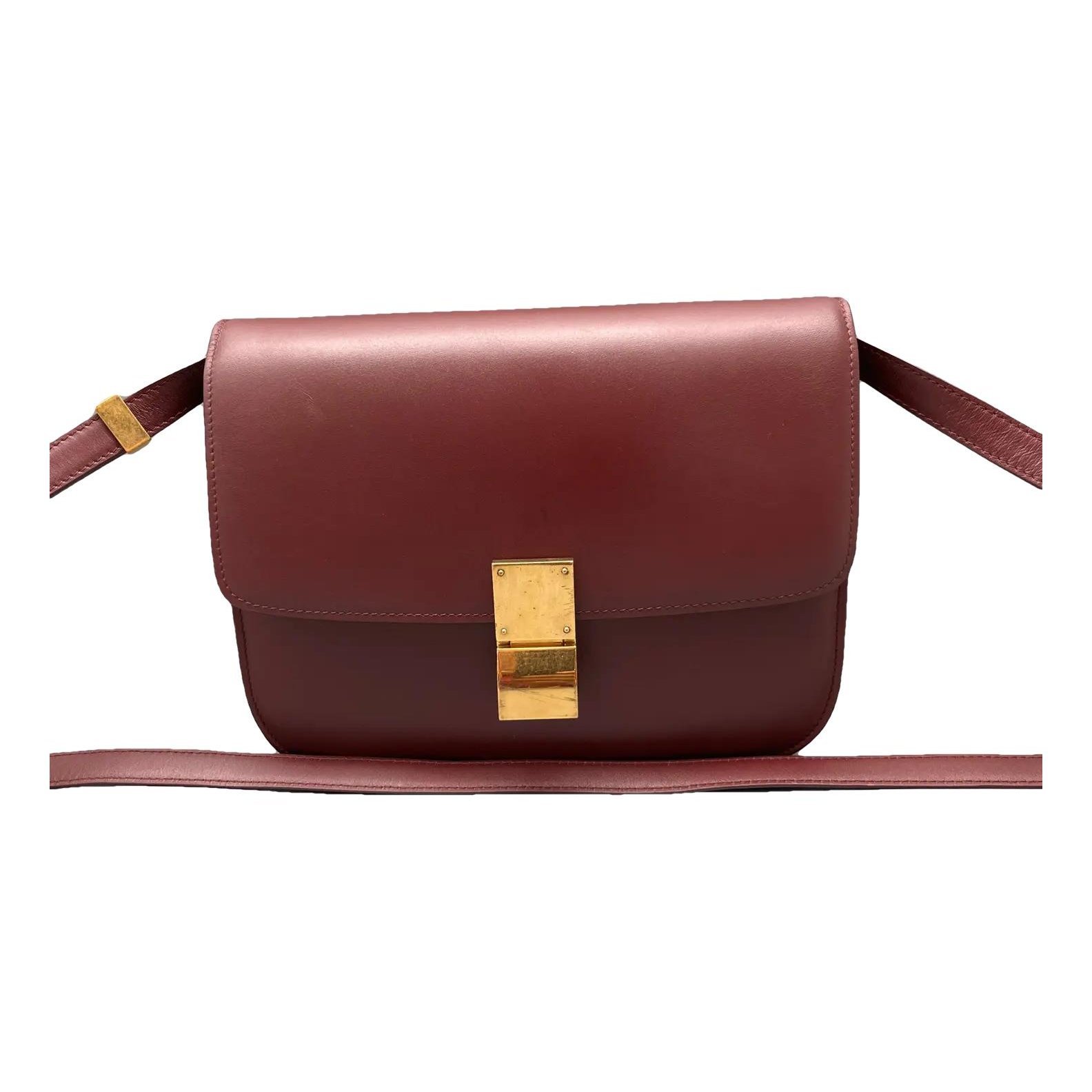 Classic leather crossbody bag