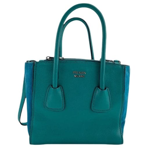 Prada Pocket leather tote