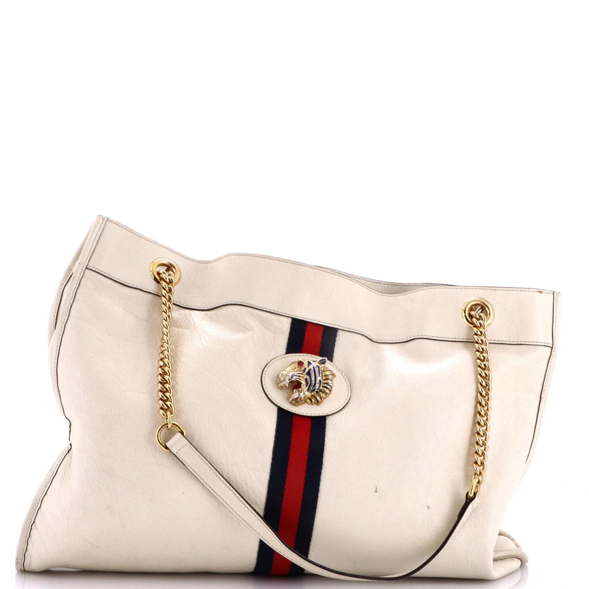 Leather tote