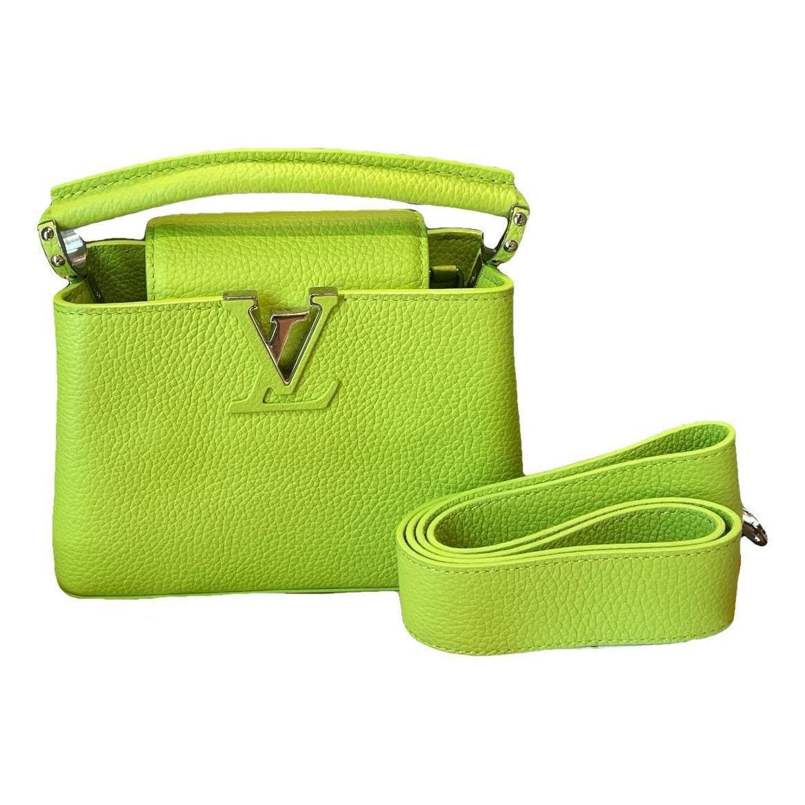 Capucines leather handbag