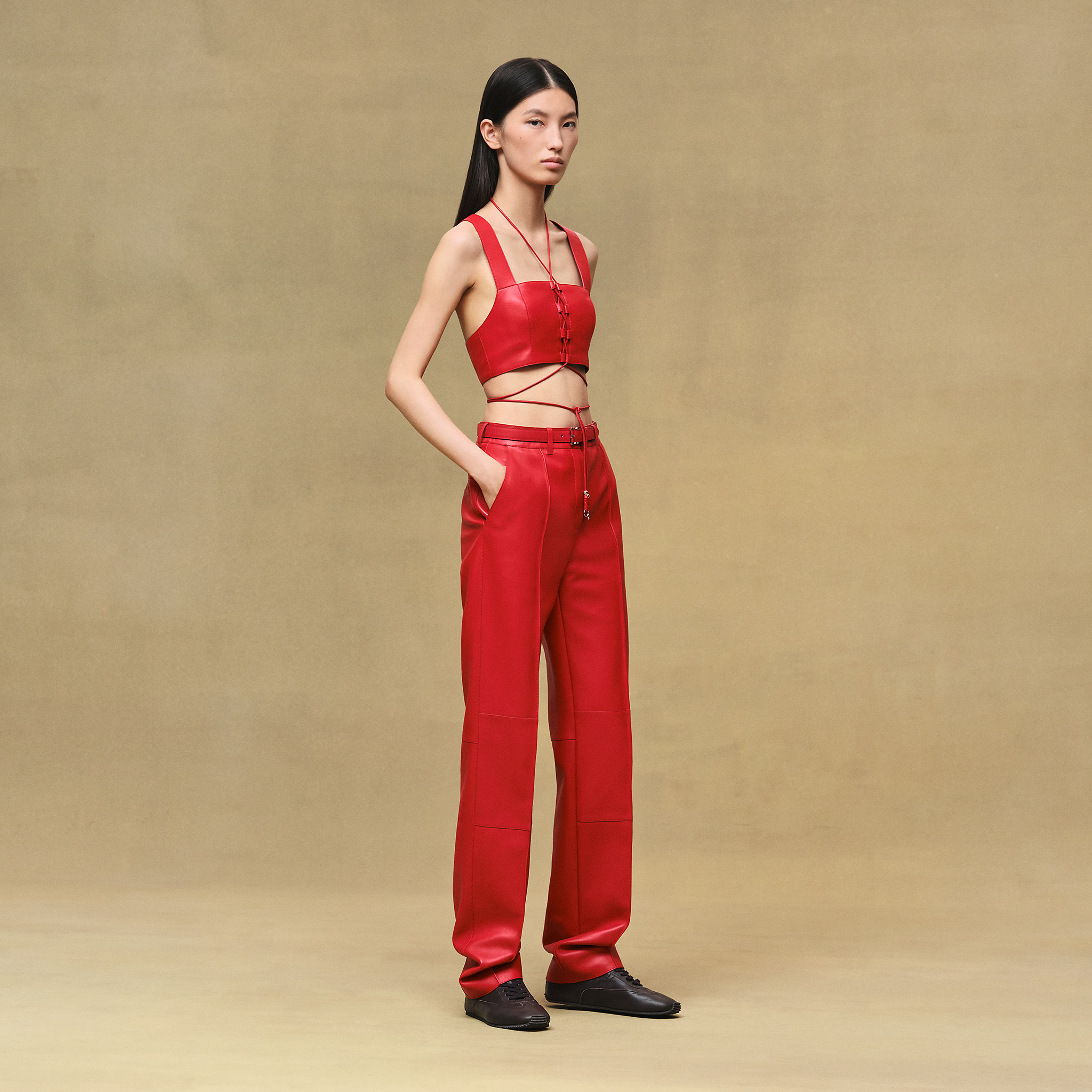 Straight leg pants