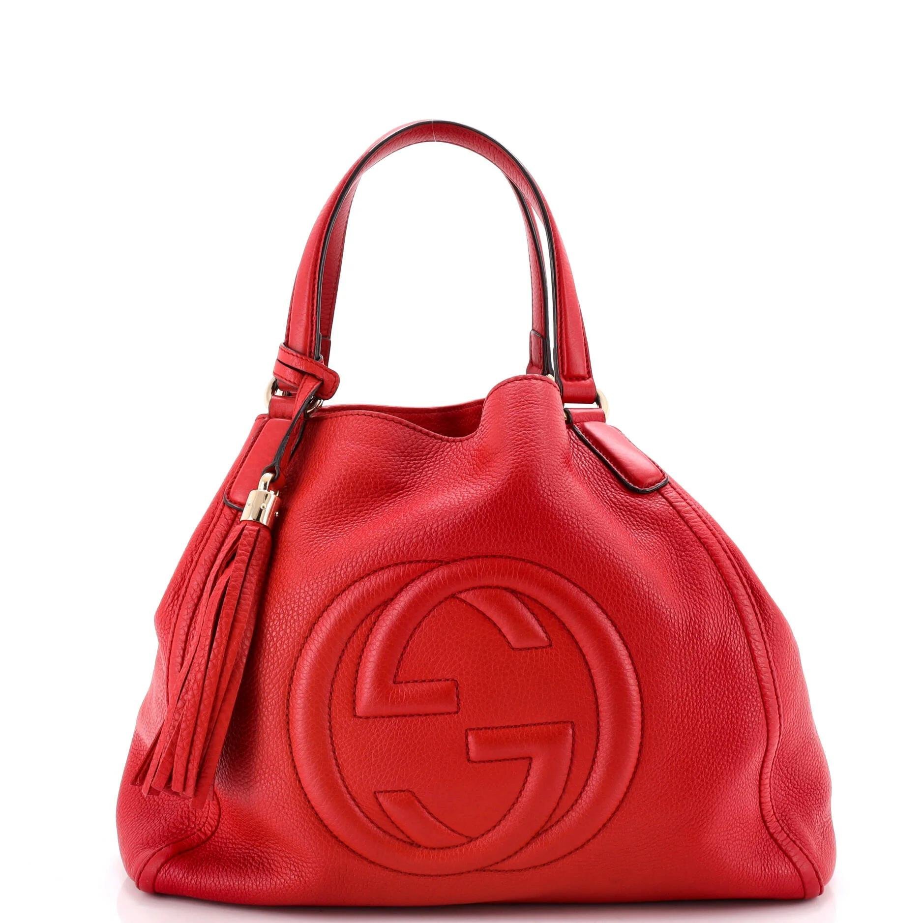 Leather handbag